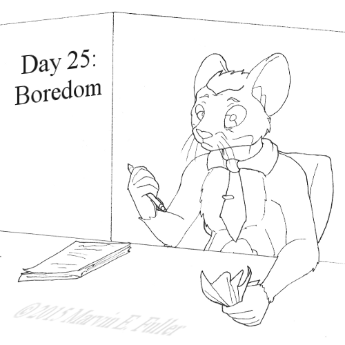 Daily Sketch 25 - Boredom